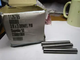 1126795 FASTENAL Bright Finish Alloy Steel Standard Dowel Pin