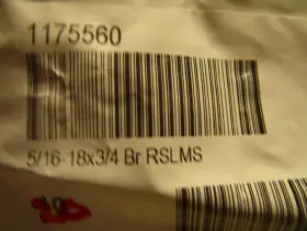 1175560 FASTENAL Drive Round Head Screw