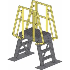 866148.01 FIBERGRATE Crossover Bridge Platform