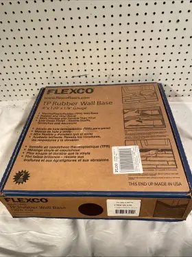 FC40CT1P072 FLEXCO Tp Rubber Wall Base Coil Gauge Chocolate