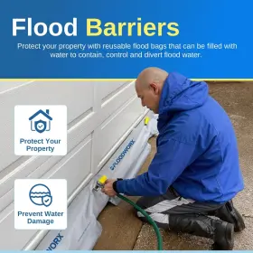FW486-004 FLOODWORX Flood Sandbags Flooding Barrier #2