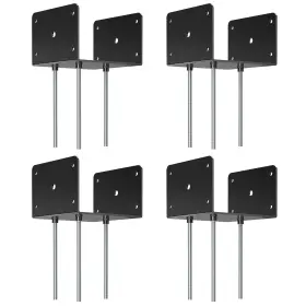LJ3GLZDZ FMHOTU Concrete Post Base Deck Holder Spike Concret