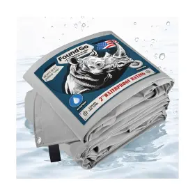 FGCTTGE0014-US-A FOUNDGO Canvas Tarp Waterproof Grommets Uv