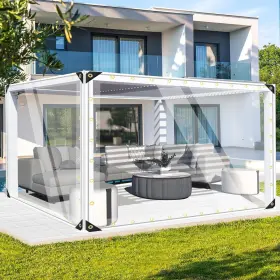 FGTARPG0001 FOUNDGO Tarps Pvc Transparency Tarpaulin Glass
