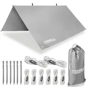 Tarp-gray FOXELLI Camping Waterproof Rain