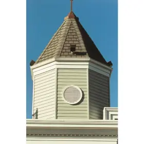 RLV12 FYPON Vent Louver Polyurethane Round Ventilation Gable #2