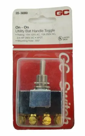 35-0150-0000 GC/WALDOM Toggle Switch Utility Bat Handle Nos
