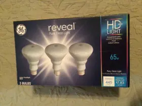 71404 GE Reveal Floodlight Light Bulbs Std Track Recessed