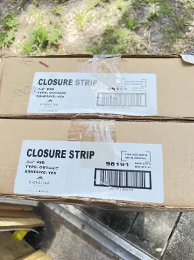 98191 GIBRALTAR Foam Strips Roof Outside Rib Total
