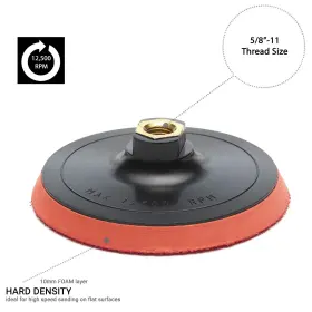 012121126045 GLASS POLISH Density Foam Backing Pad Thread #2