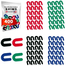HSMP400 GLAZELOCK Horseshoe Shims Leveling Multipack