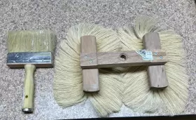 16344 GLOBAL Double Crows Texture Drywall Brush Straight