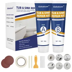G009 GLOBALCOM Tub Repair Fiberglass Shower Porcelain Sink