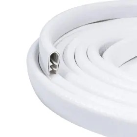 Goldwheel 414877038257 Edge Trim White U-channel Rubber With Steel 1/2 Inch X 3/8 - Fit Gap 3