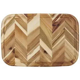 03930 GOODCOOK Touch Herringbone Carving Board Acacia
