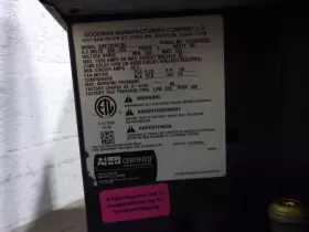 ACC19727 GOODMAN Central Air Conditioner Condenser #2