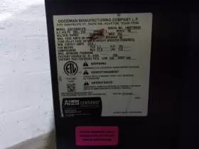 ACC19869 GOODMAN Central Air Conditioner Condenser #2