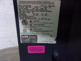 ACC19927 GOODMAN Central Air Conditioner Condenser #2
