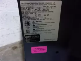 ACC20071 GOODMAN Central Air Conditioner Condenser #2