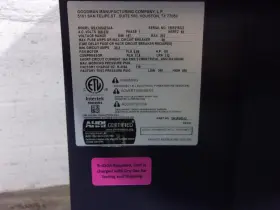 ACC20488 GOODMAN Central Air Conditioner Condenser #2