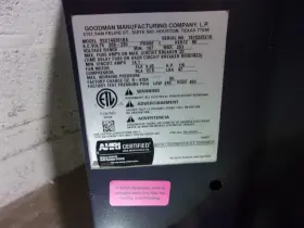 ACC20555 GOODMAN Central Air Conditioner Condenser #2