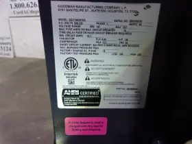 ACC20565 GOODMAN Central Air Conditioner Condenser #2