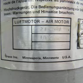 217-540 GRACO Duro Flo Senetor Pneumatic Air Pump Motor #2