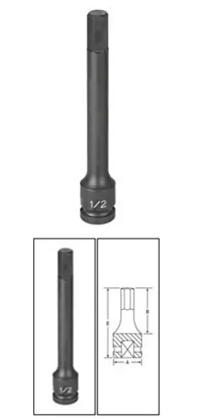 29086F GREY PNEUMATIC Drive Hex Driver