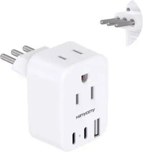 HN23ITLD HANYCONY Travel Power Plug Adapter Outlets