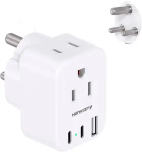 HN23TRA HANYCONY South Africa Travel Plug Adapter Power