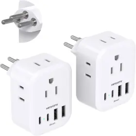 HN4WSWC2 HANYCONY Pack Switzerland Travel Plug Adapter Power