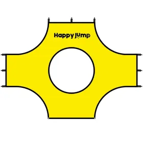 A220222BQ1 HAPPY JUMP Soccer Goal Target Net
