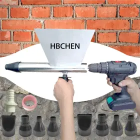 753557802770 HBCHEN Mortar Grout Gun Steel Pointing Grouting
