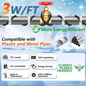 947881534511 HEATIT Jhsf Heating Cable Supply Pipes Keeps #2