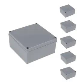 Hengshanlao 711780117924 6 Pack Junction Box-4 Inch X 4 3 Ip65 Abs Plastic Dustproof Waterproof Electr