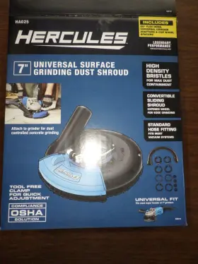 HA025 HERCULES Grinding Dust Shroud