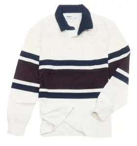 33F7FB8D-5F1 HOLLISTER Mens Boxy Sleeve Rugby