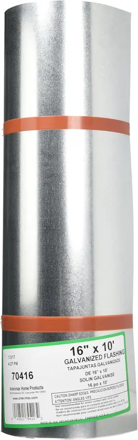 70416 HOME PRODUCTS Galvanized Flashing