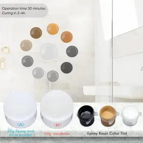 Hometinker-qcrk HOMETINKER Granite Repair Marble Quartz Kit #2