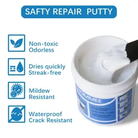 728062152849 HOMMEE Drywall Repair Hole Patch Fix Wall Kit #2