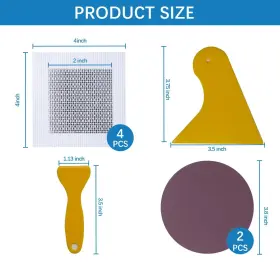 728062152948 HOMMEE Drywall Repair Hole Patch Fix Wall Kit #3