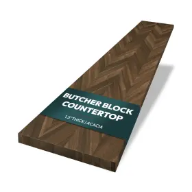 6GF1 HOWIZZ Chevron Butcher Block Countertop Acacia