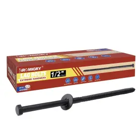 LS12X8P25BKR HROMIGRY Lag Bolts Screws Wood Double Anti Coat