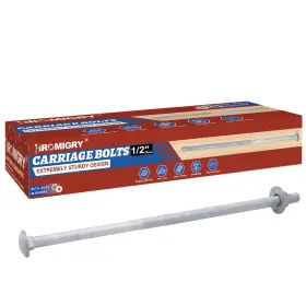 MGCB12X12P25HDG HROMIGRY Carriage Bolts Dip Galvanized Round