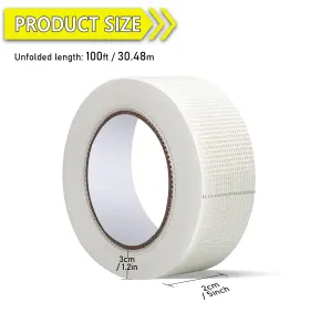 747783501460 HUBAOW Drywall Joint Tape Feet Adhesive Repair #2