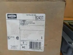 B-2437 HUBBELL Floor Outlet Box #2
