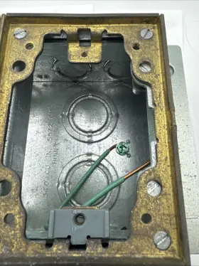 B2423 HUBBELL Wiring Steel Shallow Flush #2