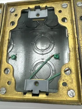 B2423 HUBBELL Wiring Steel Shallow Flush #3