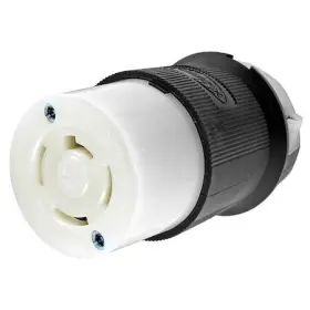 HBL7413GCB HUBBELL Locking Connector Bk Wt