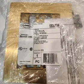 SB3083W HUBBELL Carpet Flange Flat